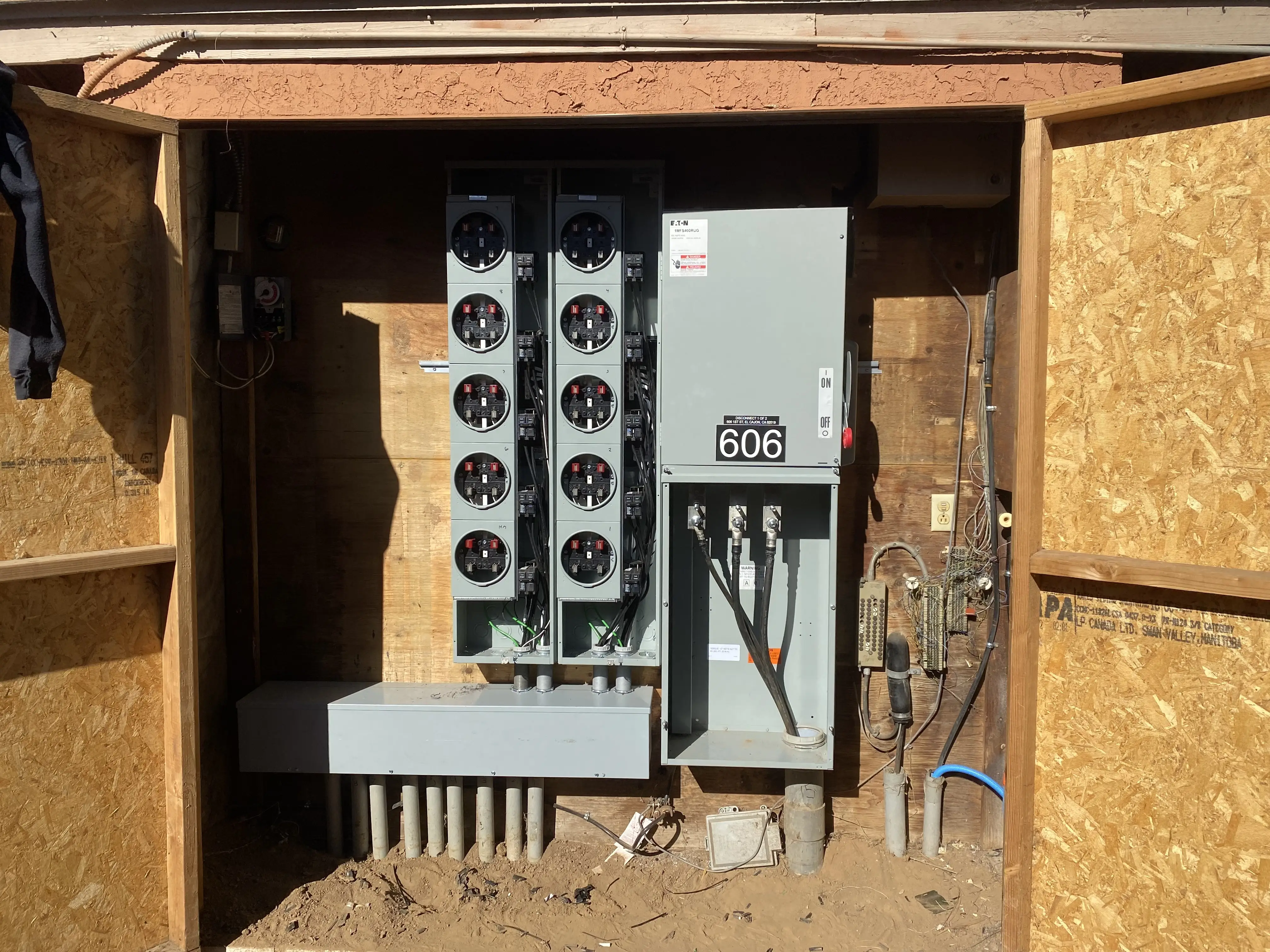 Residential panel installation
