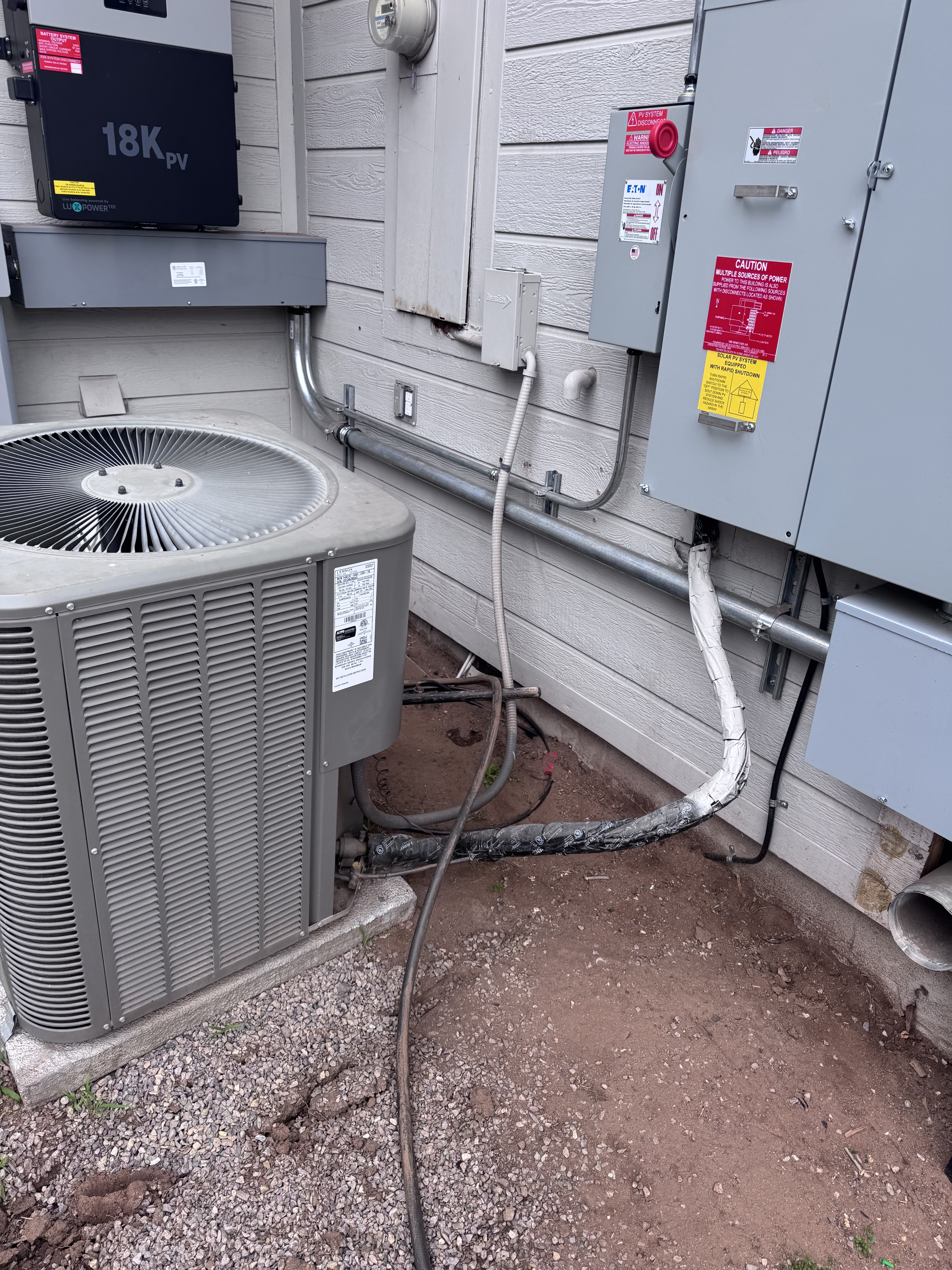 Residential panel installation